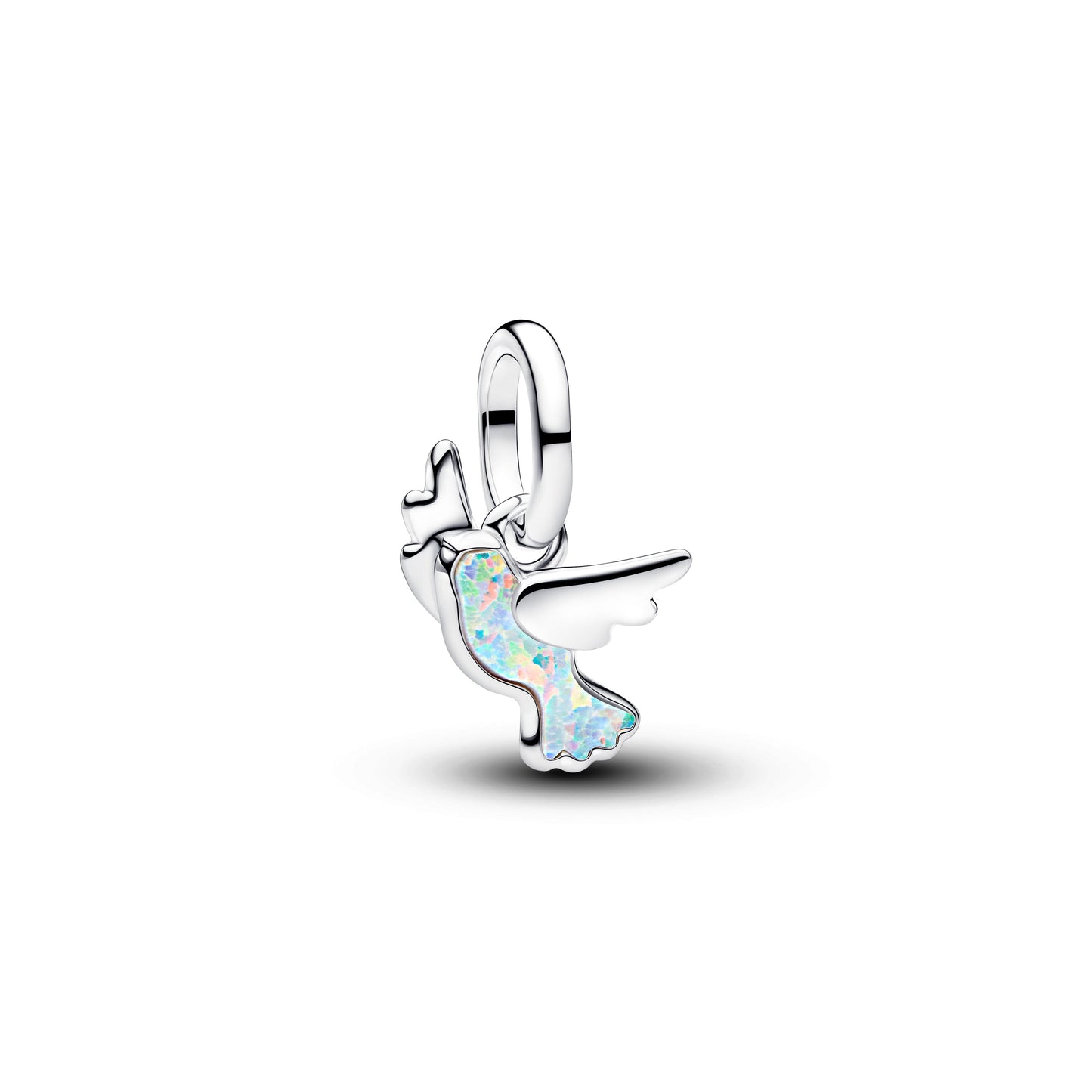 White Dove Mini Dangle Charm Premium Fashion Jewelry Gift Collection