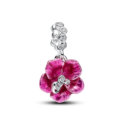 Hibiscus Dangle Charm Premium Fashion Jewelry Gift Collection