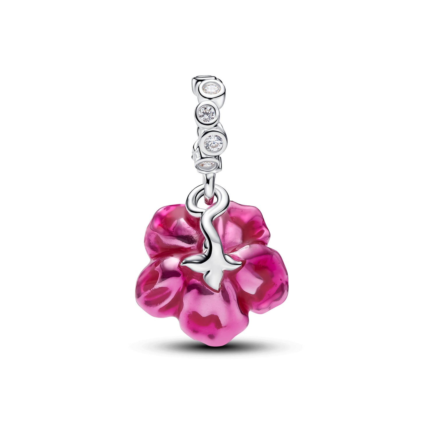 Hibiscus Dangle Charm Premium Fashion Jewelry Gift Collection