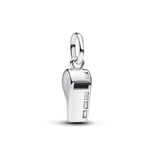 Referee Whistle Dangle Charm Premium Fashion Jewelry Gift Collection