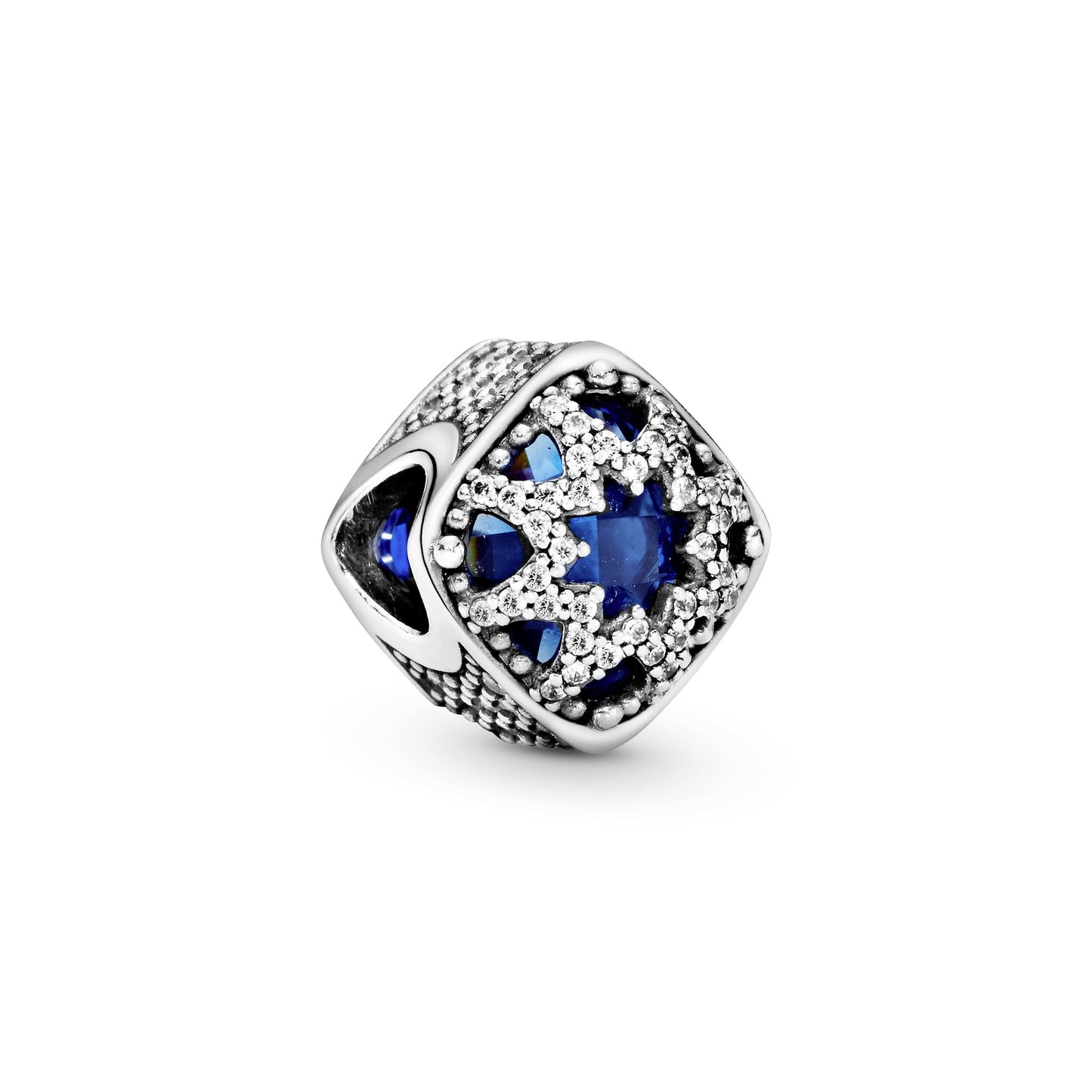 Square Blue Star Charm Premium Fashion Jewelry Gift Collection