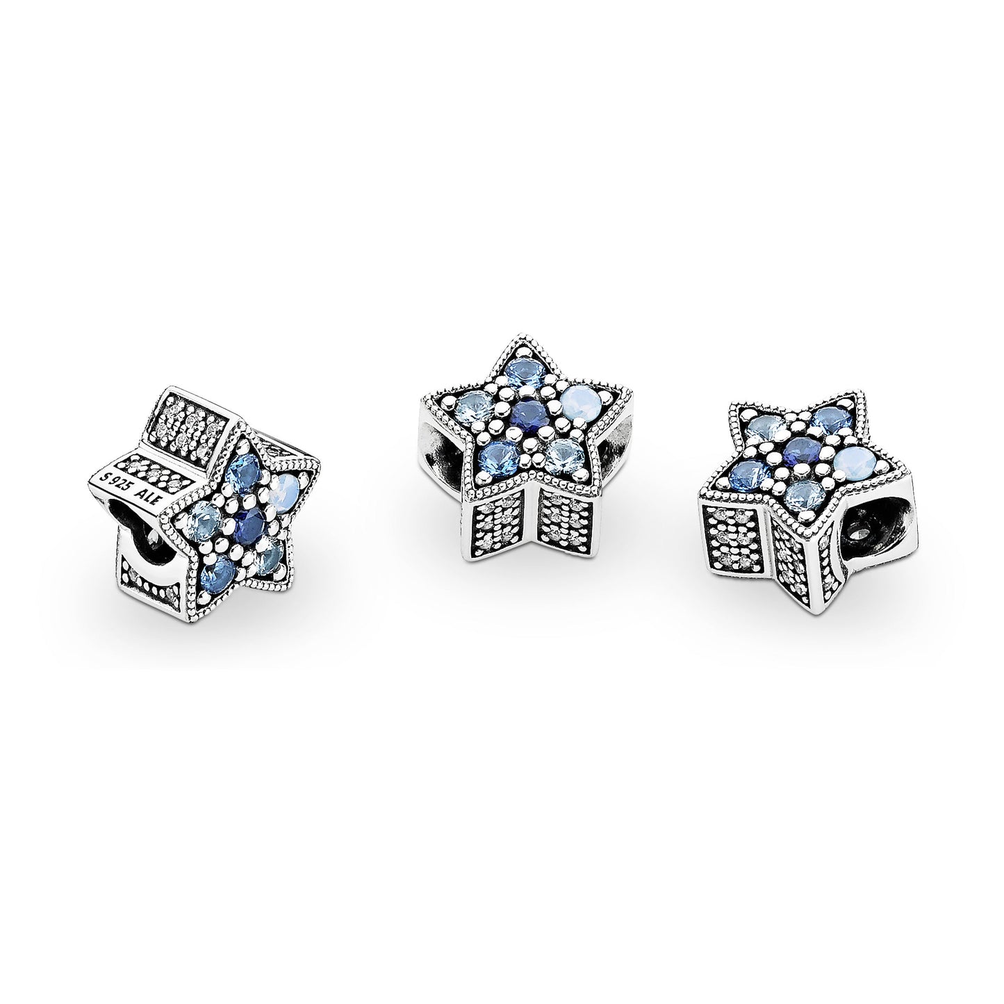 Bright Blue Star Charm Premium Fashion Jewelry Gift Collection
