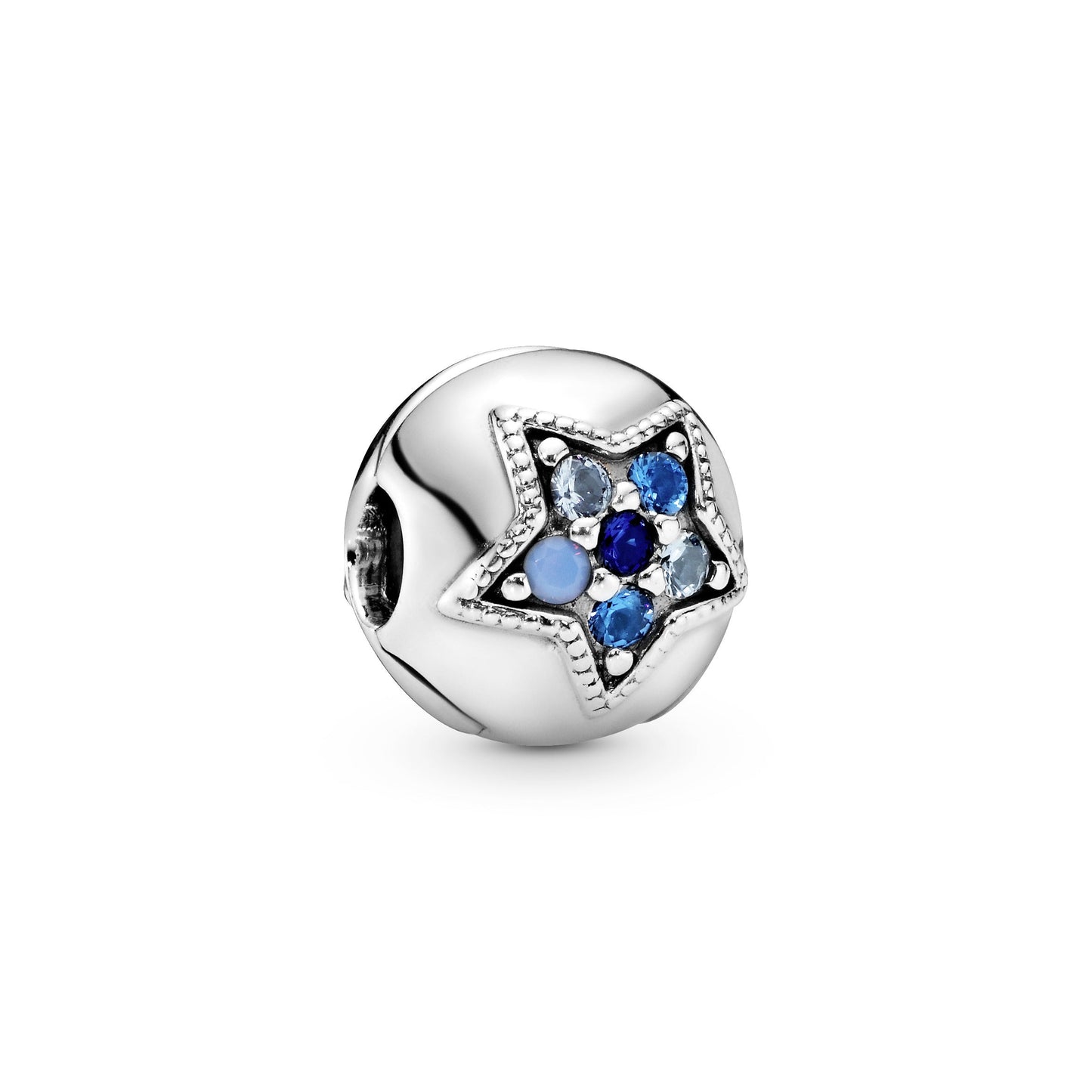 Bright Blue Star Clip Charm Premium Fashion Jewelry Gift Collection