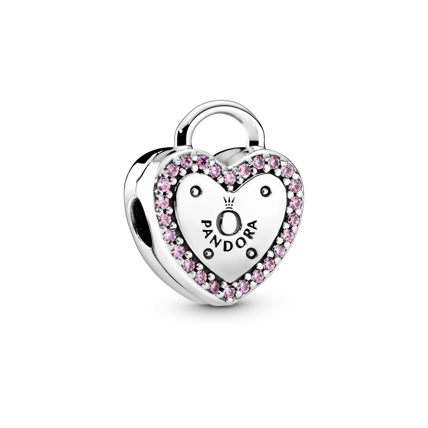 Pandora Logo Heart Padlock Clip Charm Premium Fashion Jewelry Gift Collection