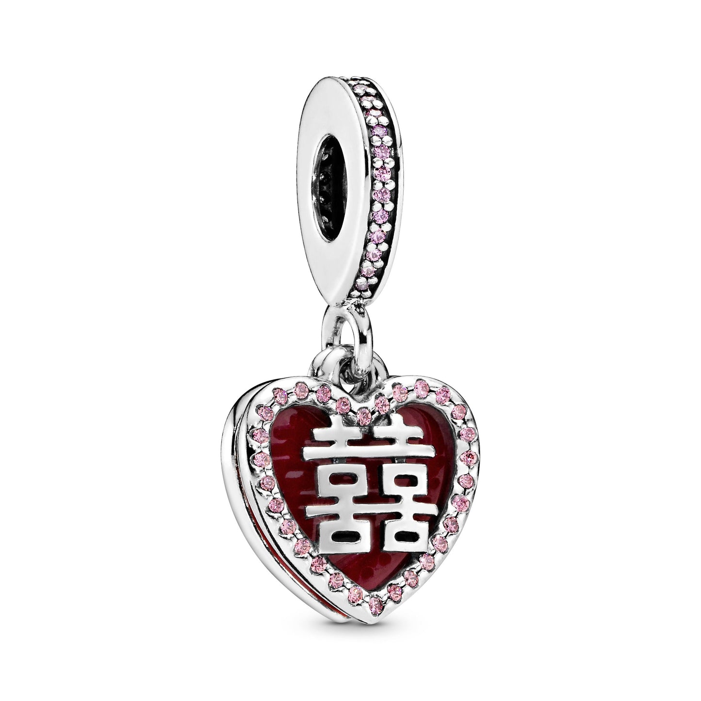Chinese Double Happiness Dangle Charm Premium Fashion Jewelry Gift Collection