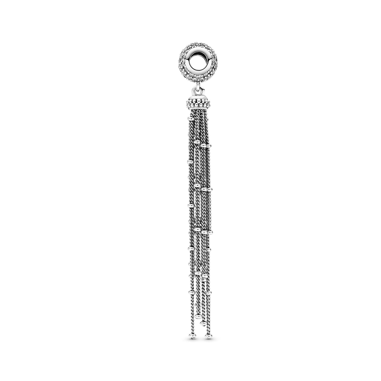 Pavé & Tassel Dangle Charm Premium Fashion Jewelry Gift Collection