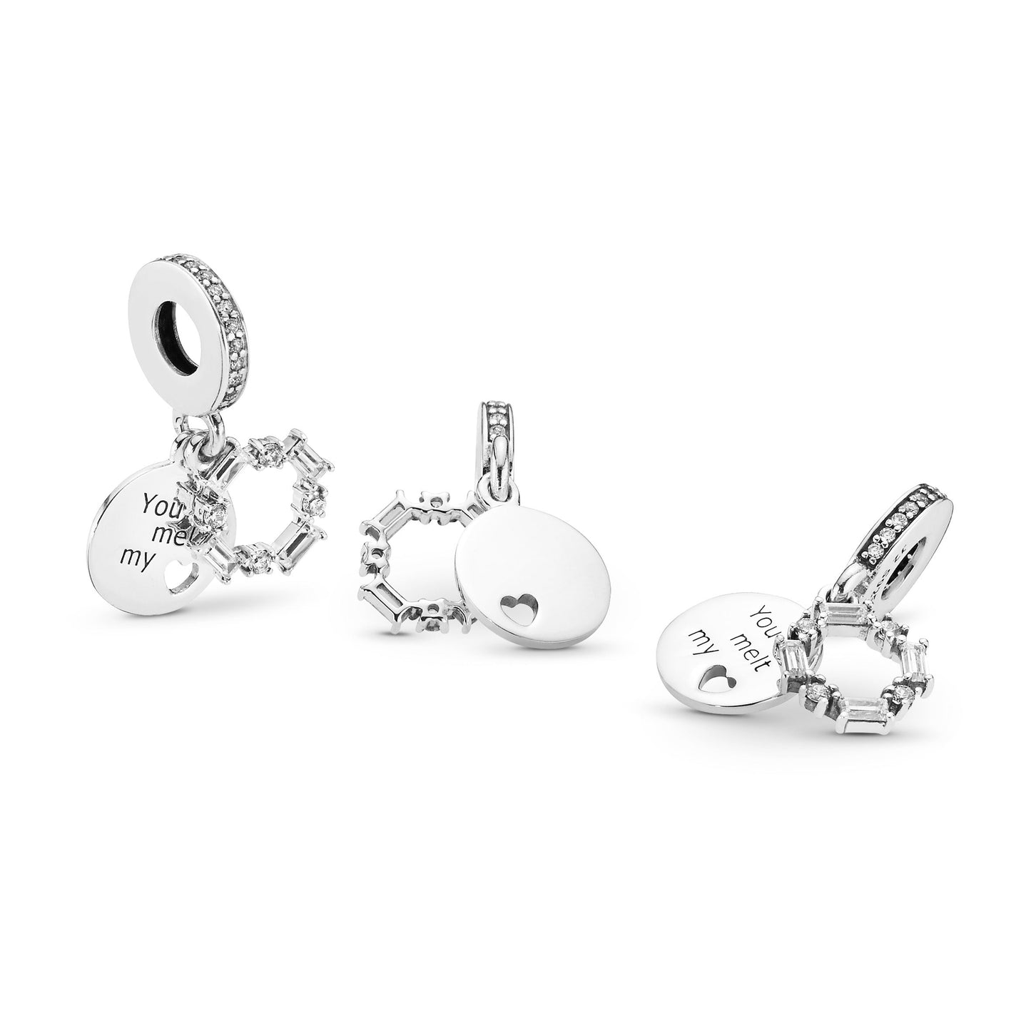 You Melt My Heart Dangle Charm Premium Fashion Jewelry Gift Collection