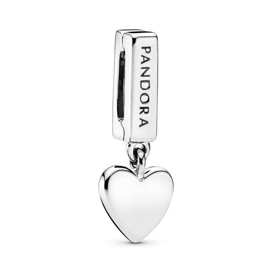 Pandora Reflexions Heart Dangle Clip Charm Premium Fashion Jewelry Gift Collection