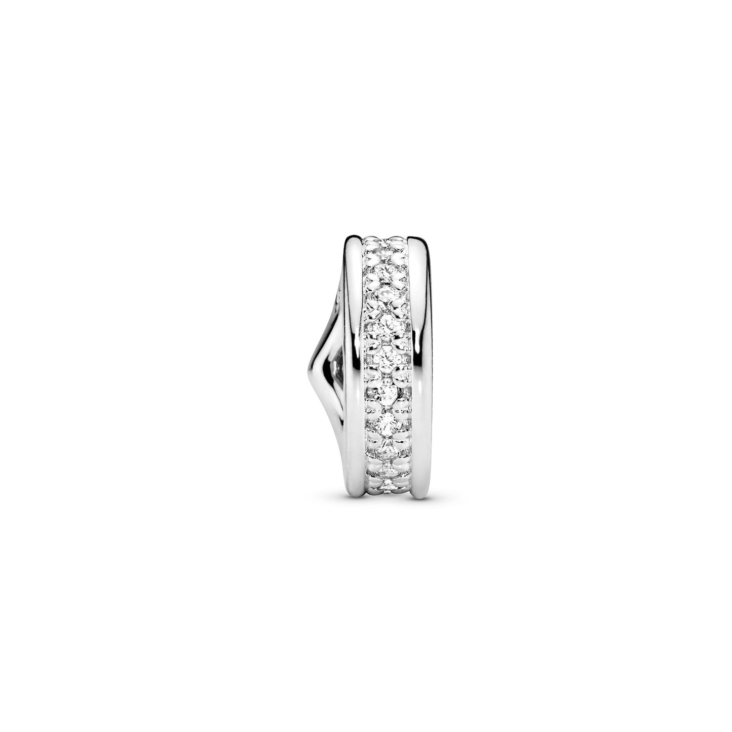 Sparkling Wishbone Spacer Charm Premium Fashion Jewelry Gift Collection