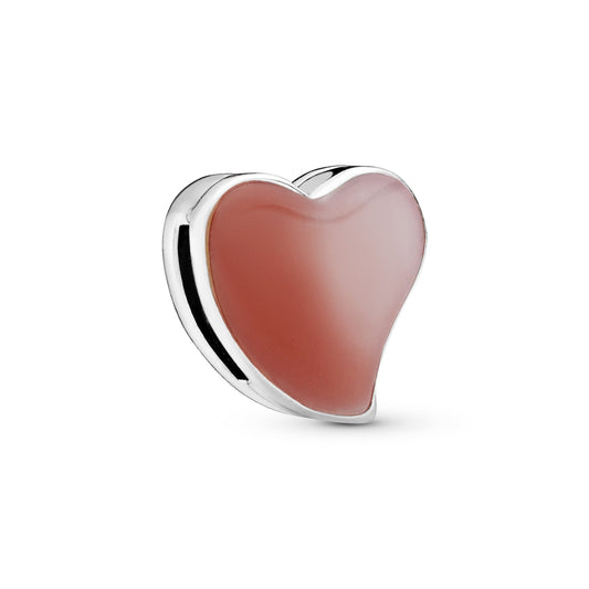 Asymmetrical Heart Clip Charm Premium Fashion Jewelry Gift Collection
