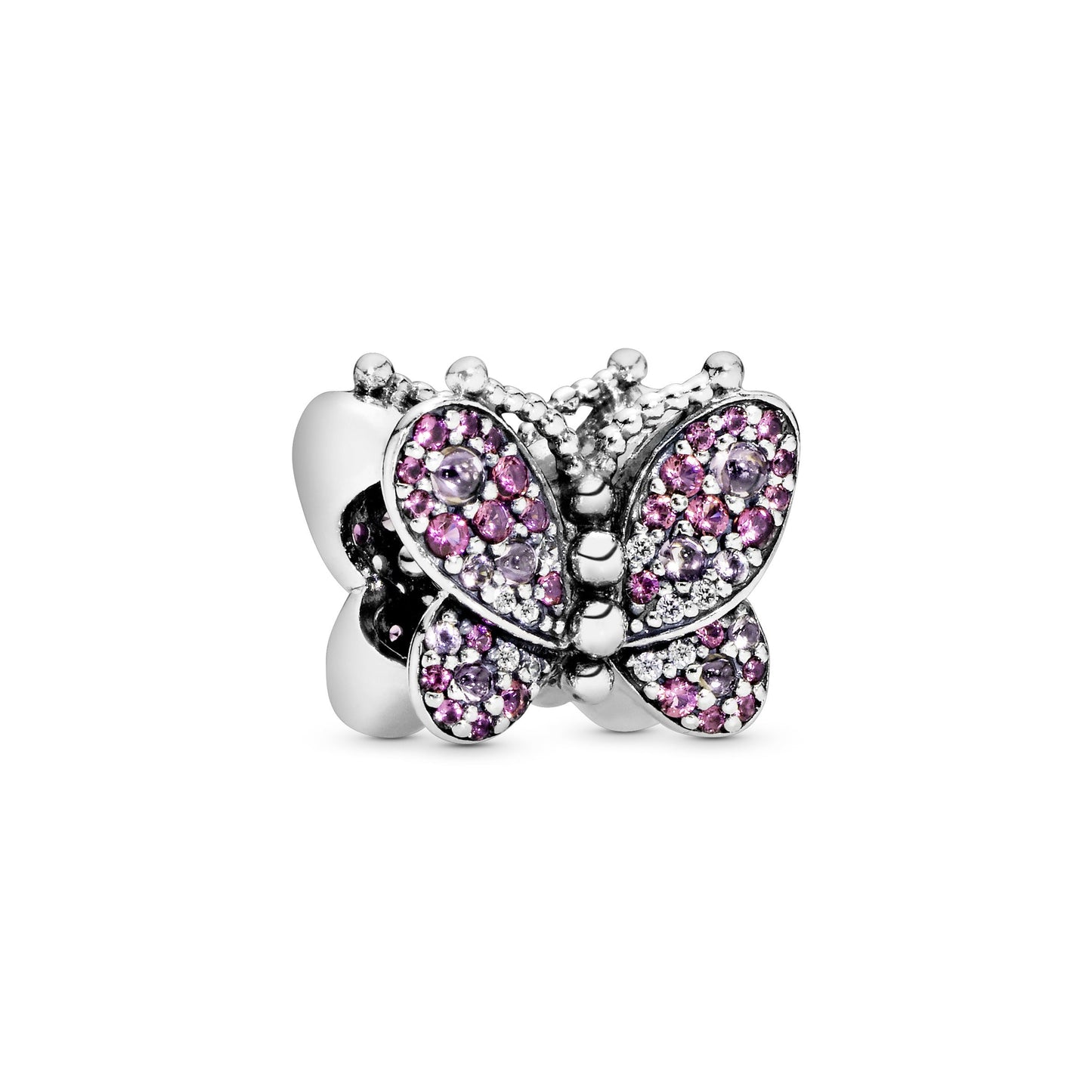 Pink Pavé Butterfly Charm Premium Fashion Jewelry Gift Collection