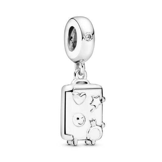 Suitcase Dangle Charm Premium Fashion Jewelry Gift Collection