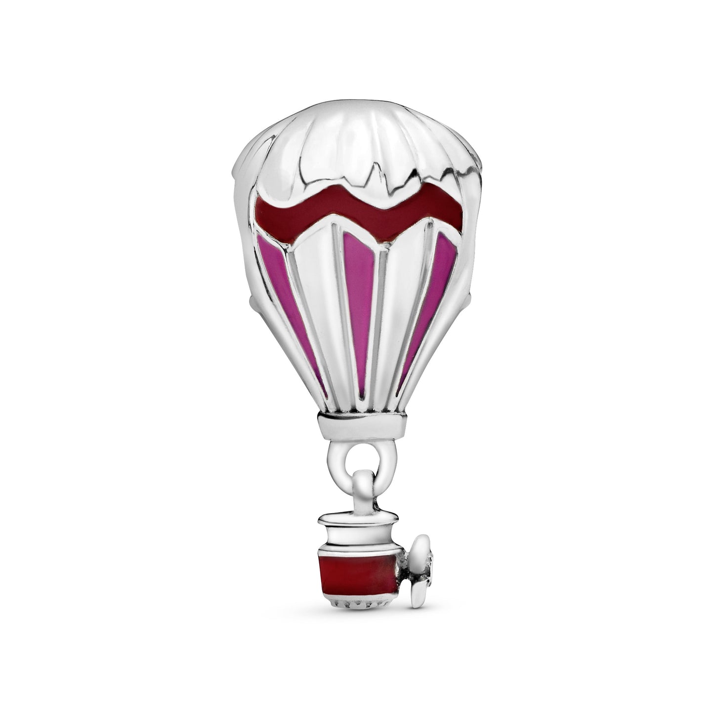 Red Hot Air Balloon Travel Charm Premium Fashion Jewelry Gift Collection