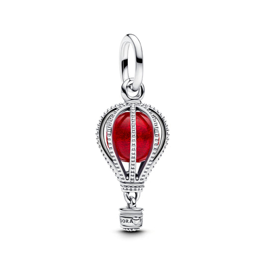 Hot Air Balloon Murano Glass Dangle Charm Premium Fashion Jewelry Gift Collection