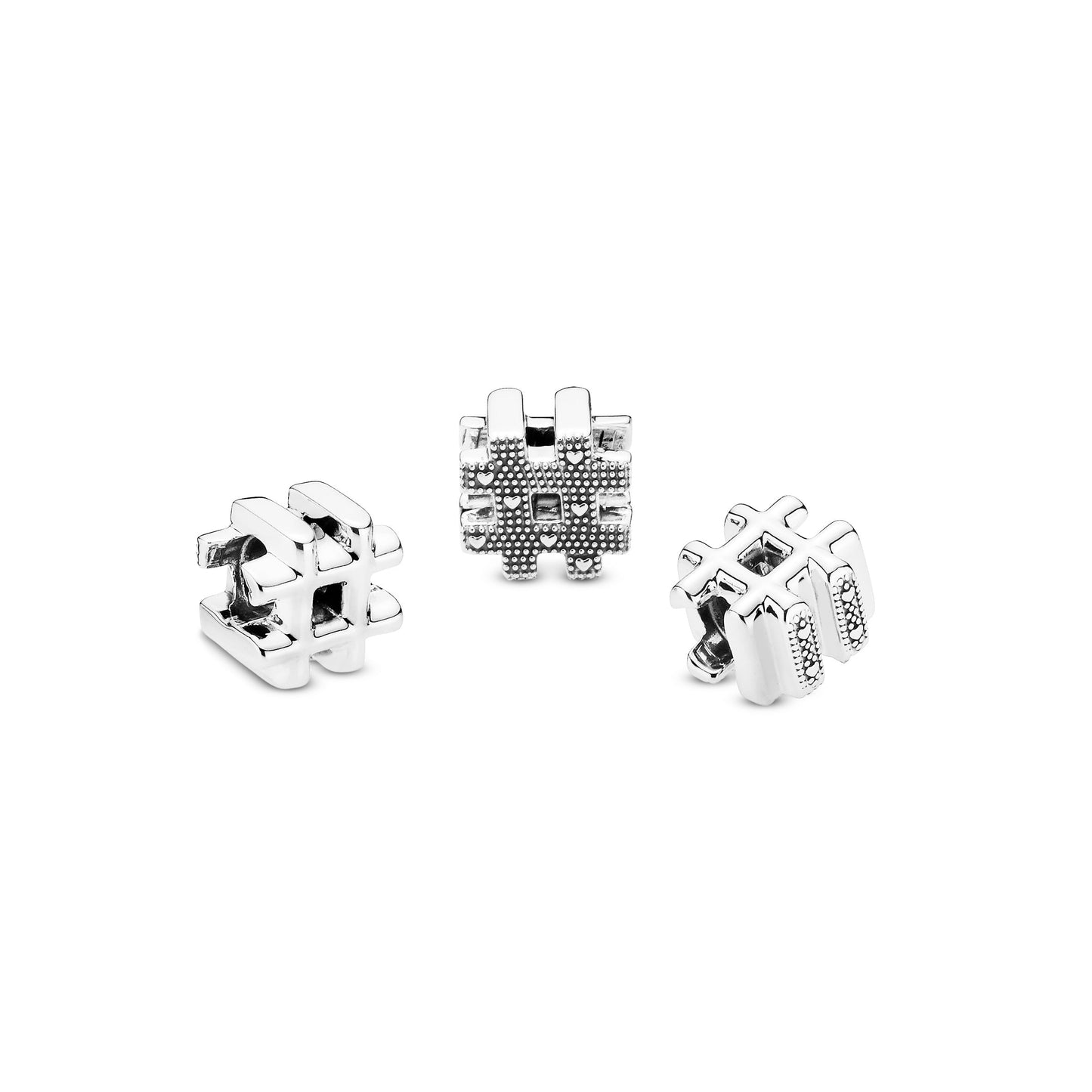 Hashtag Symbol Charm Premium Fashion Jewelry Gift Collection