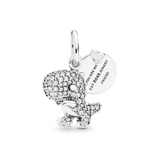 Pavé Dinosaur Dangle Charm Premium Fashion Jewelry Gift Collection