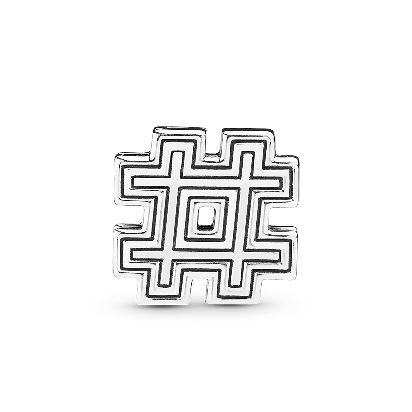 Hashtag Symbol Clip Charm Premium Fashion Jewelry Gift Collection