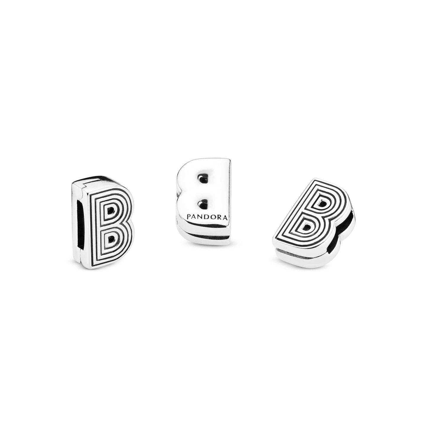 Letter B Clip Charm Premium Fashion Jewelry Gift Collection