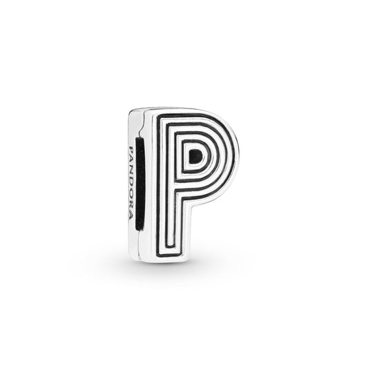 Letter P Clip Charm Premium Fashion Jewelry Gift Collection