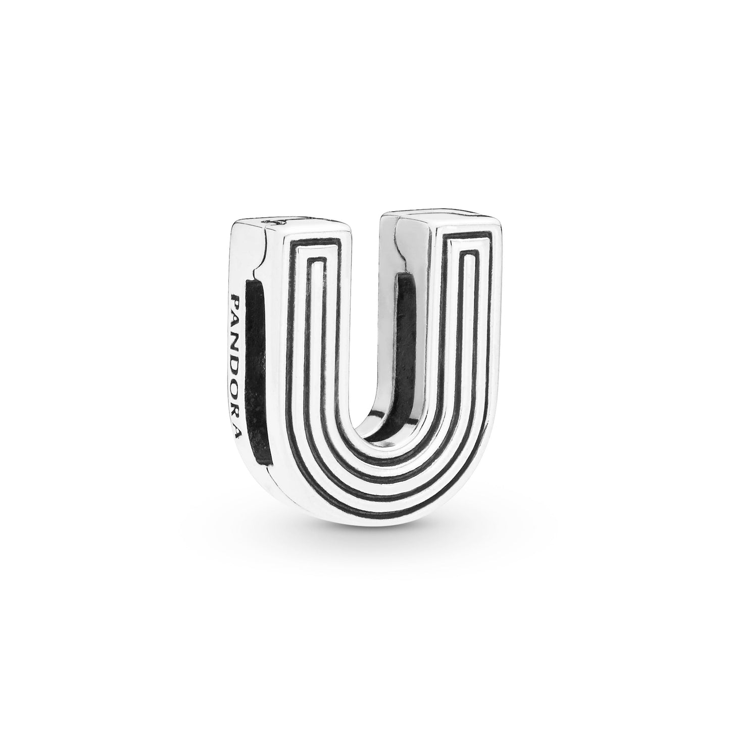Letter U Clip Charm Premium Fashion Jewelry Gift Collection