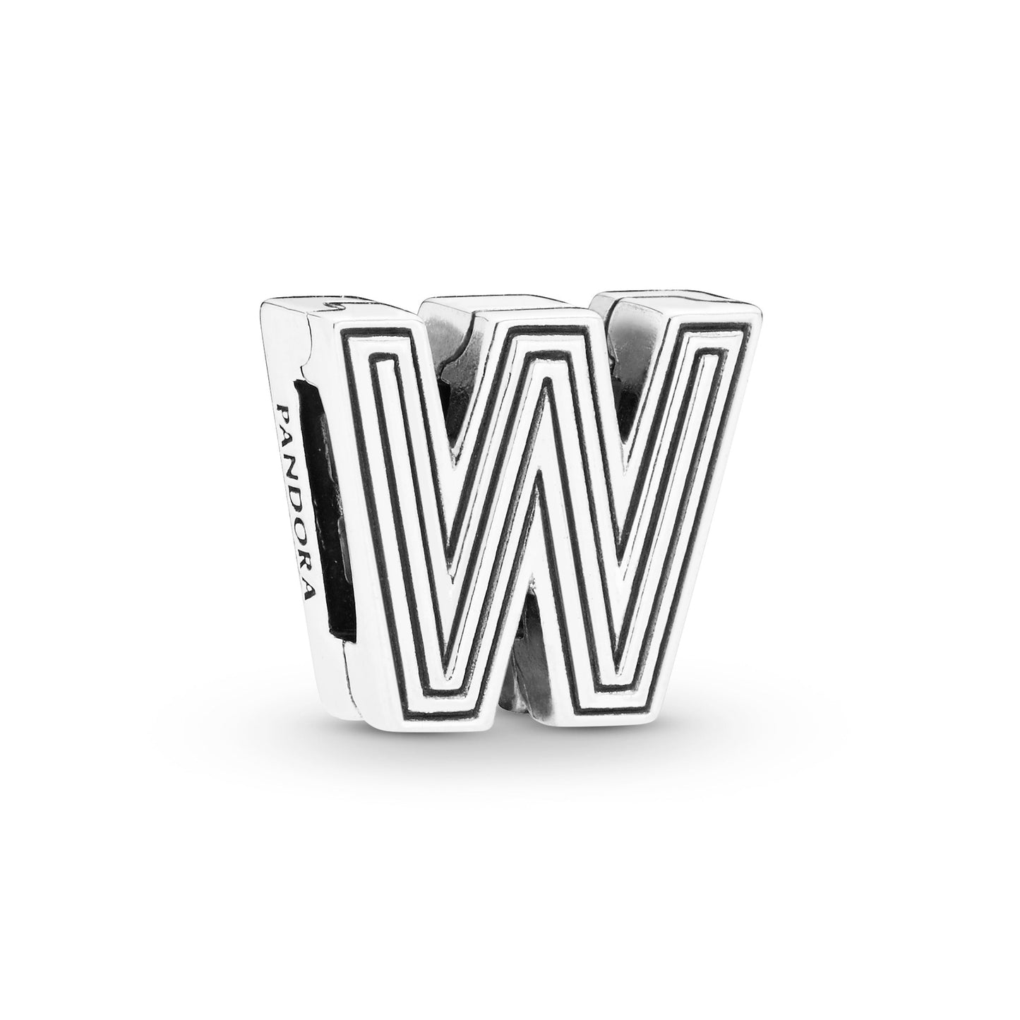 Letter W Clip Charm Premium Fashion Jewelry Gift Collection