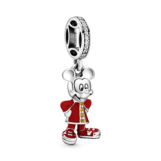 Disney Mickey Mouse Dangle Charm Premium Fashion Jewelry Gift Collection
