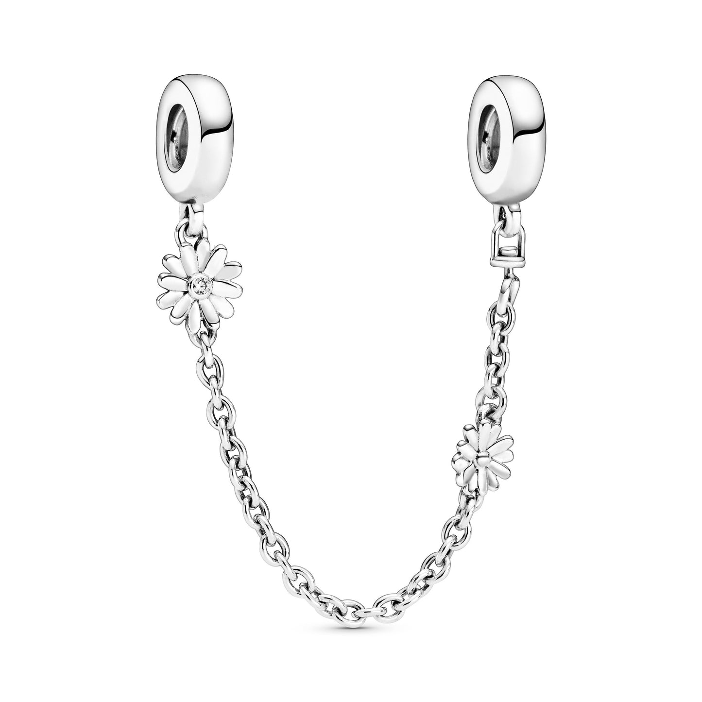 Daisy Flower Safety Chain Charm Premium Fashion Jewelry Gift Collection