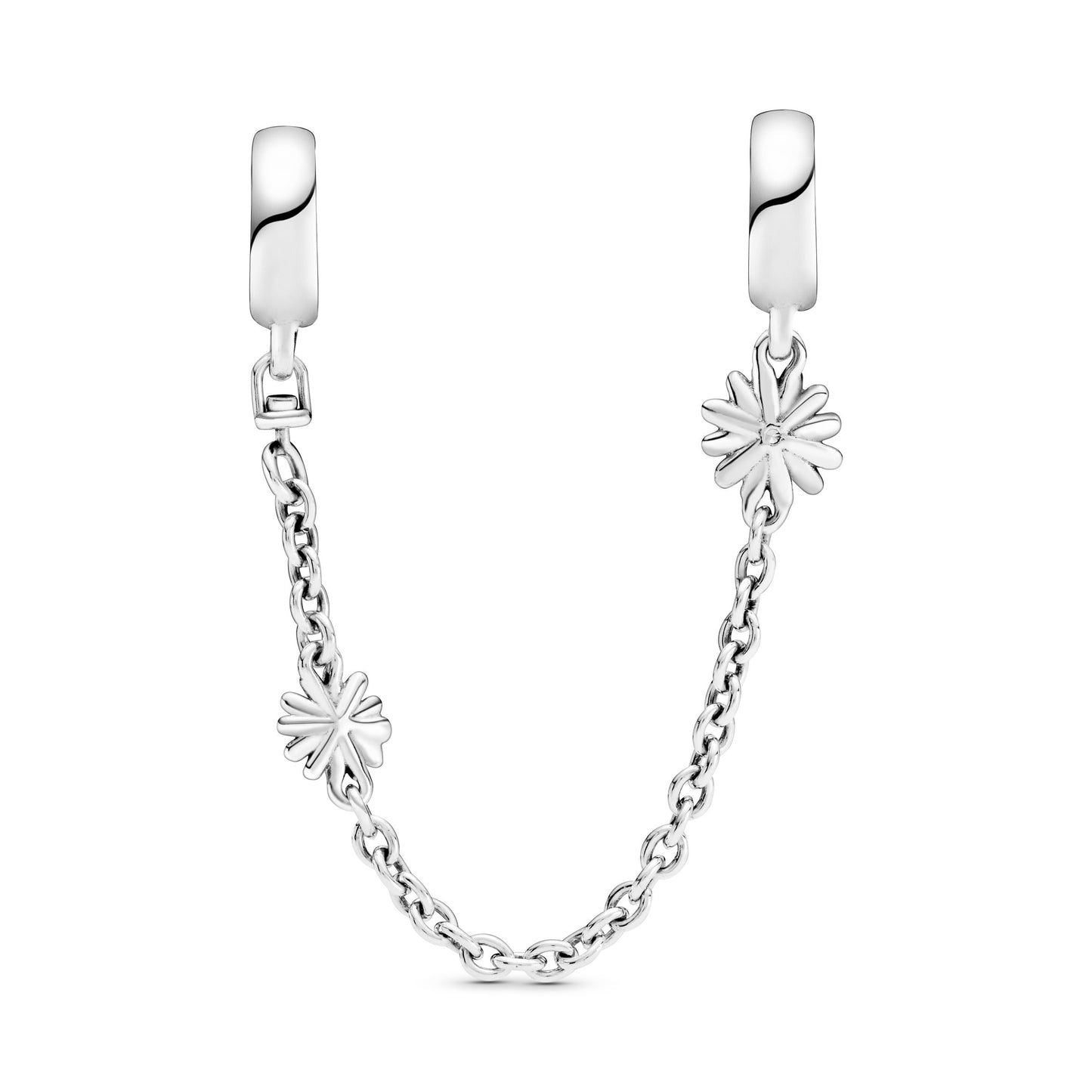 Daisy Flower Safety Chain Charm Premium Fashion Jewelry Gift Collection