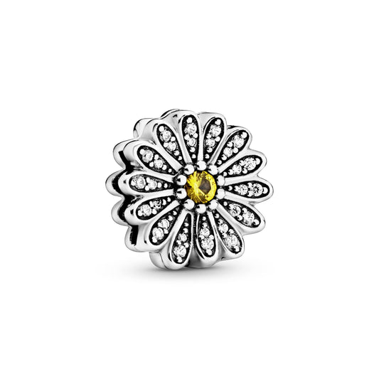 Sparkling Daisy Flower Clip Charm Premium Fashion Jewelry Gift Collection