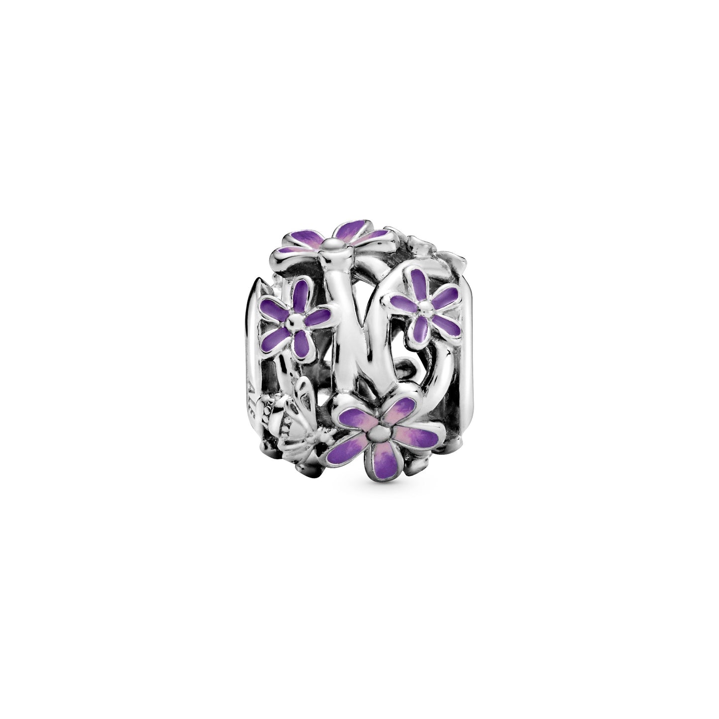 Openwork Purple Daisy Charm Premium Fashion Jewelry Gift Collection