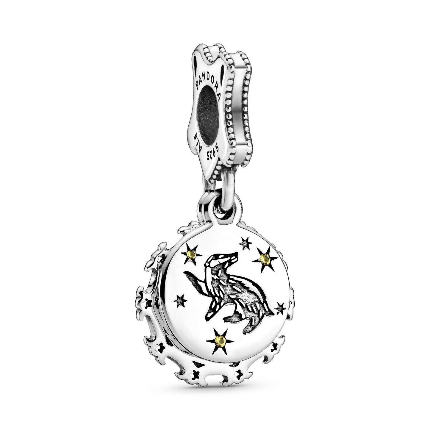 Harry Potter, Hufflepuff Dangle Charm Premium Fashion Jewelry Gift Collection