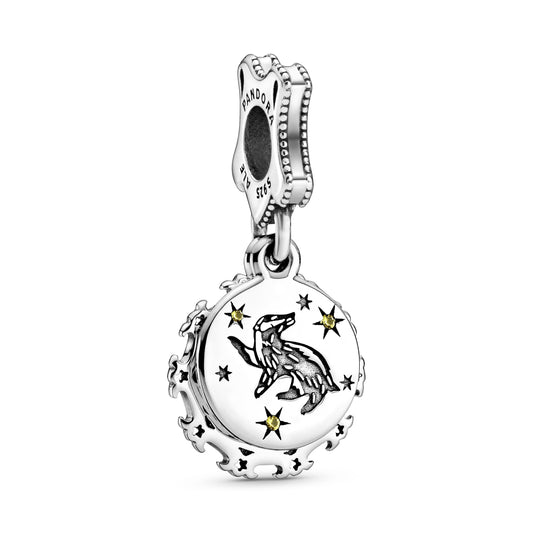Harry Potter, Hufflepuff Dangle Charm Premium Fashion Jewelry Gift Collection