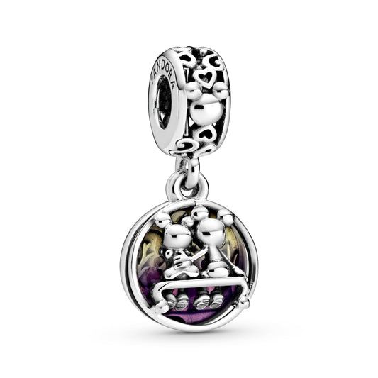 Disney Mickey Mouse & Minnie Mouse Happily Ever After Dangle Charm Premium Fashion Jewelry Gift Collection