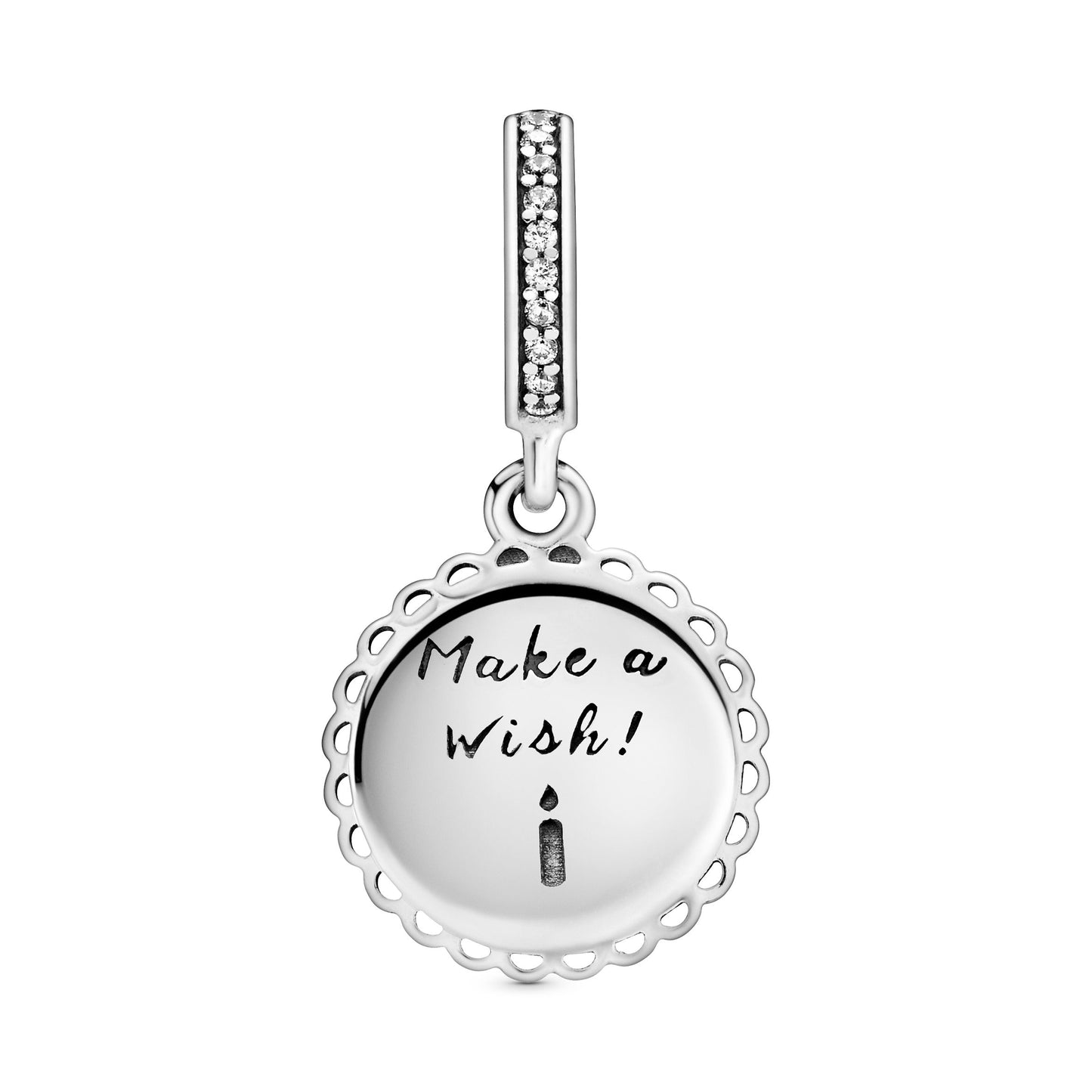 Pink Birthday Cake Dangle Charm Premium Fashion Jewelry Gift Collection