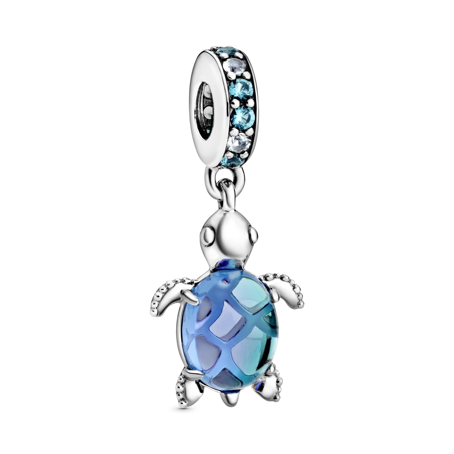 Murano Glass Sea Turtle Dangle Charm Premium Fashion Jewelry Gift Collection