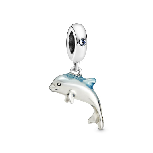 Shimmering Dolphin Dangle Charm Premium Fashion Jewelry Gift Collection