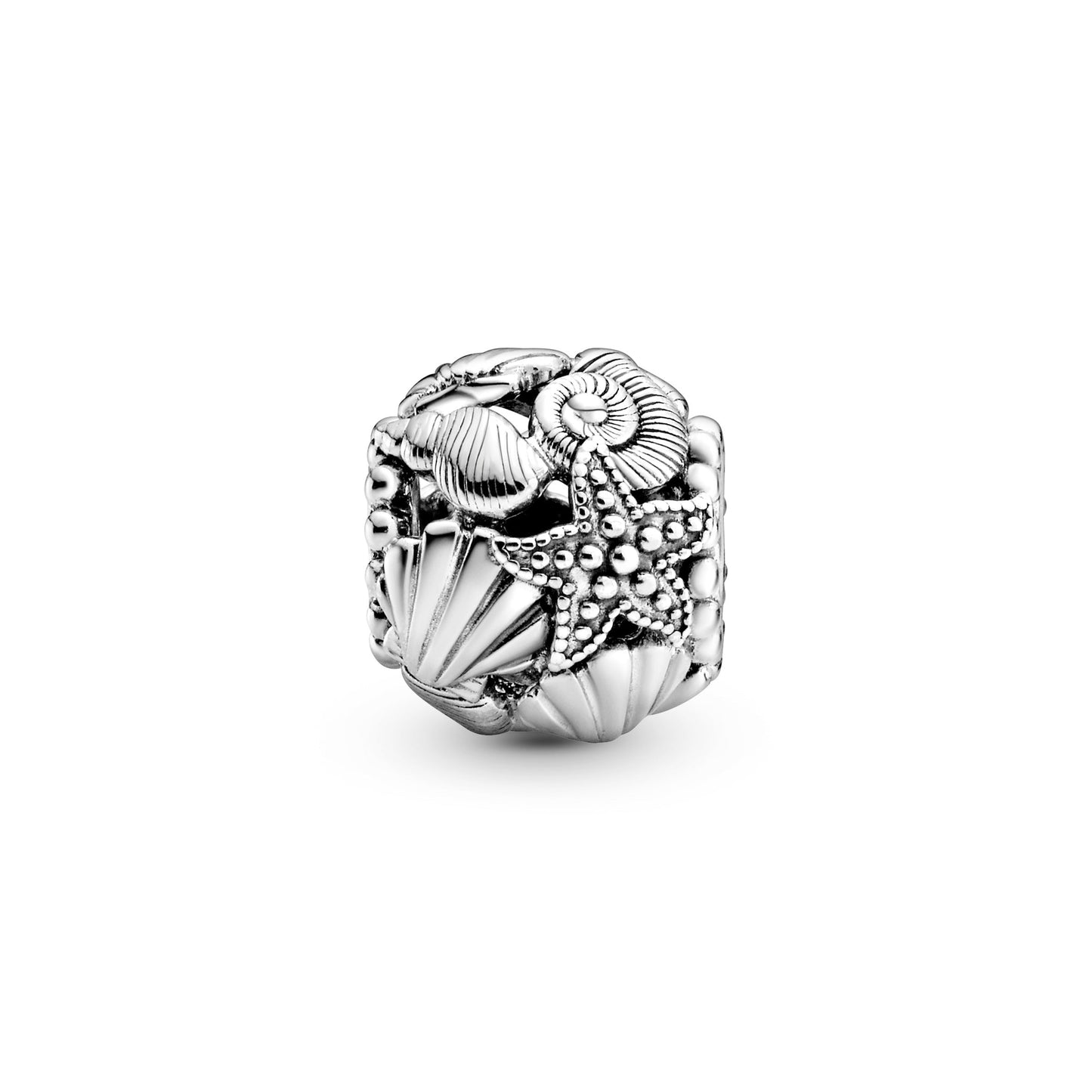 Openwork Starfish, Shells & Hearts Charm Premium Fashion Jewelry Gift Collection