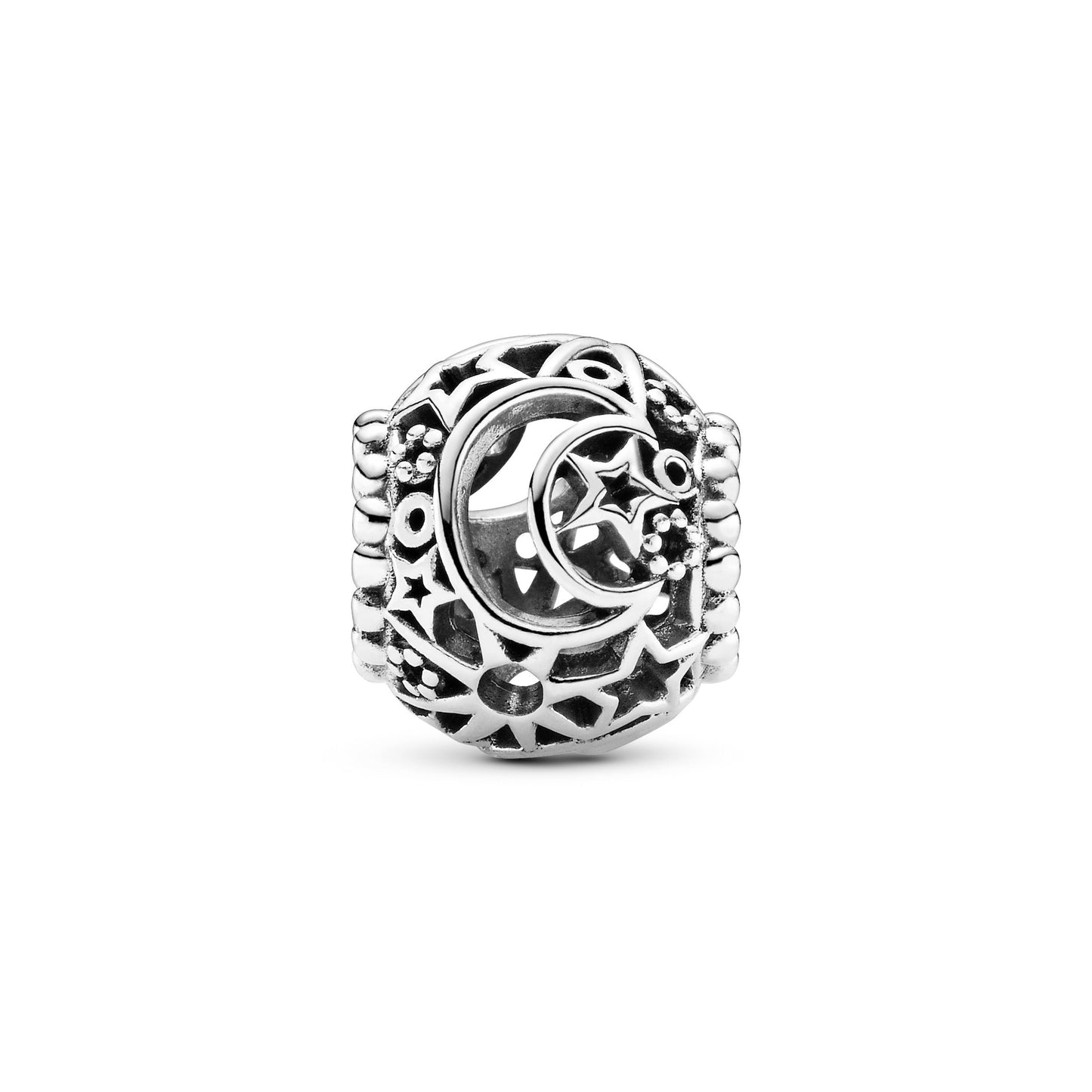 Openwork Sun, Stars & Moon Charm Premium Fashion Jewelry Gift Collection