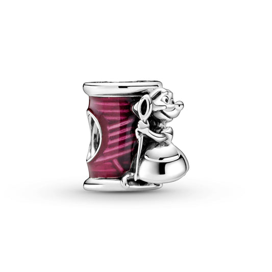 Disney Cinderella Suzy Mouse Needle & Thread Charm Premium Fashion Jewelry Gift Collection