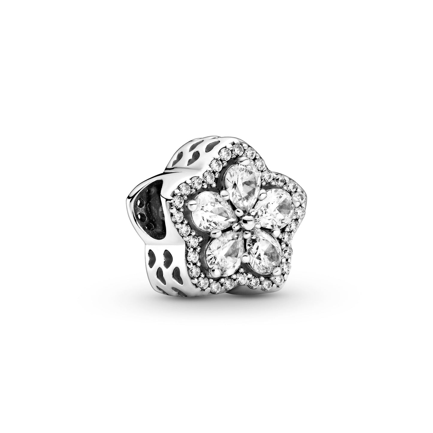 Sparkling Snowflake Pavé Charm Premium Fashion Jewelry Gift Collection