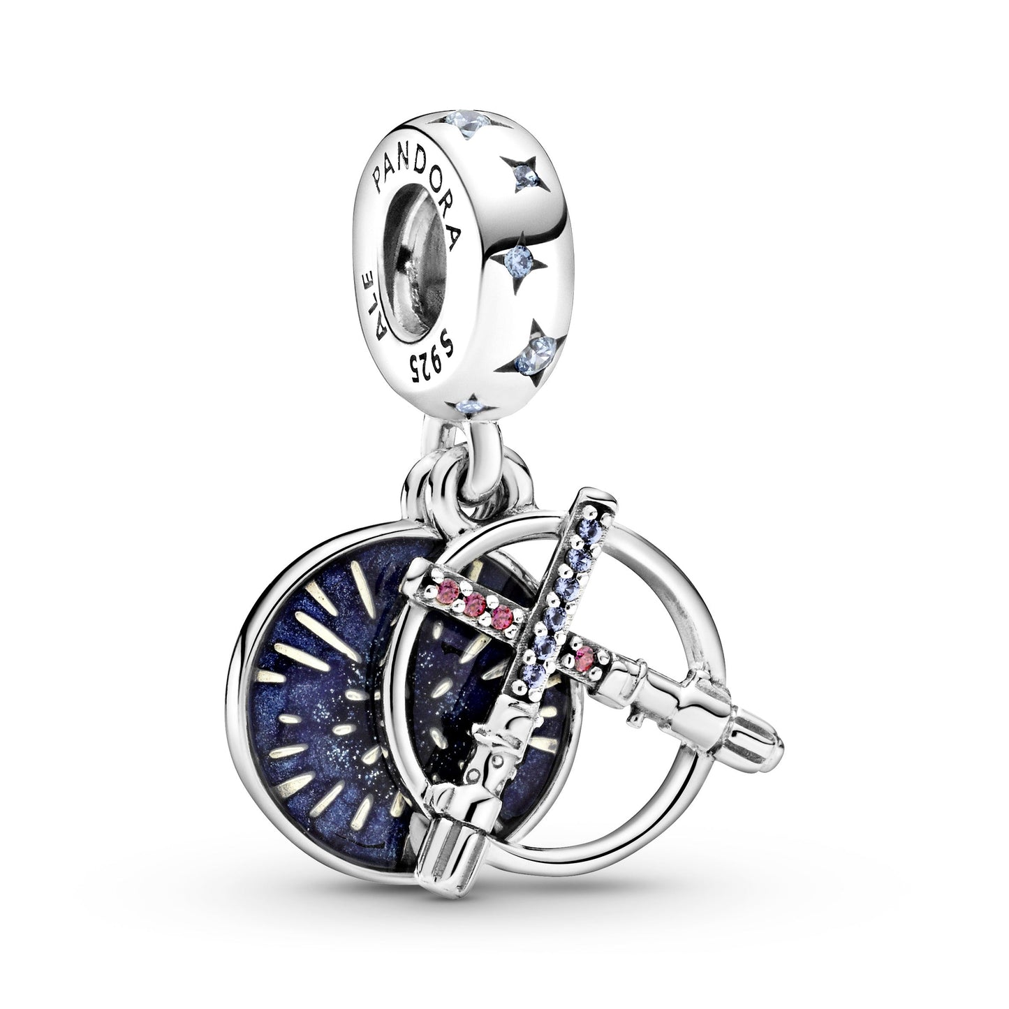 Star Wars Lightsaber Double Dangle Charm Premium Fashion Jewelry Gift Collection