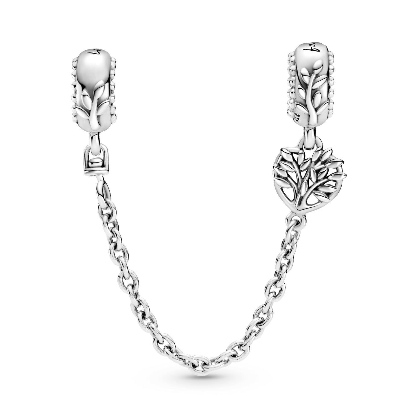 Heart Family Tree Safety Chain Charm Premium Fashion Jewelry Gift Collection