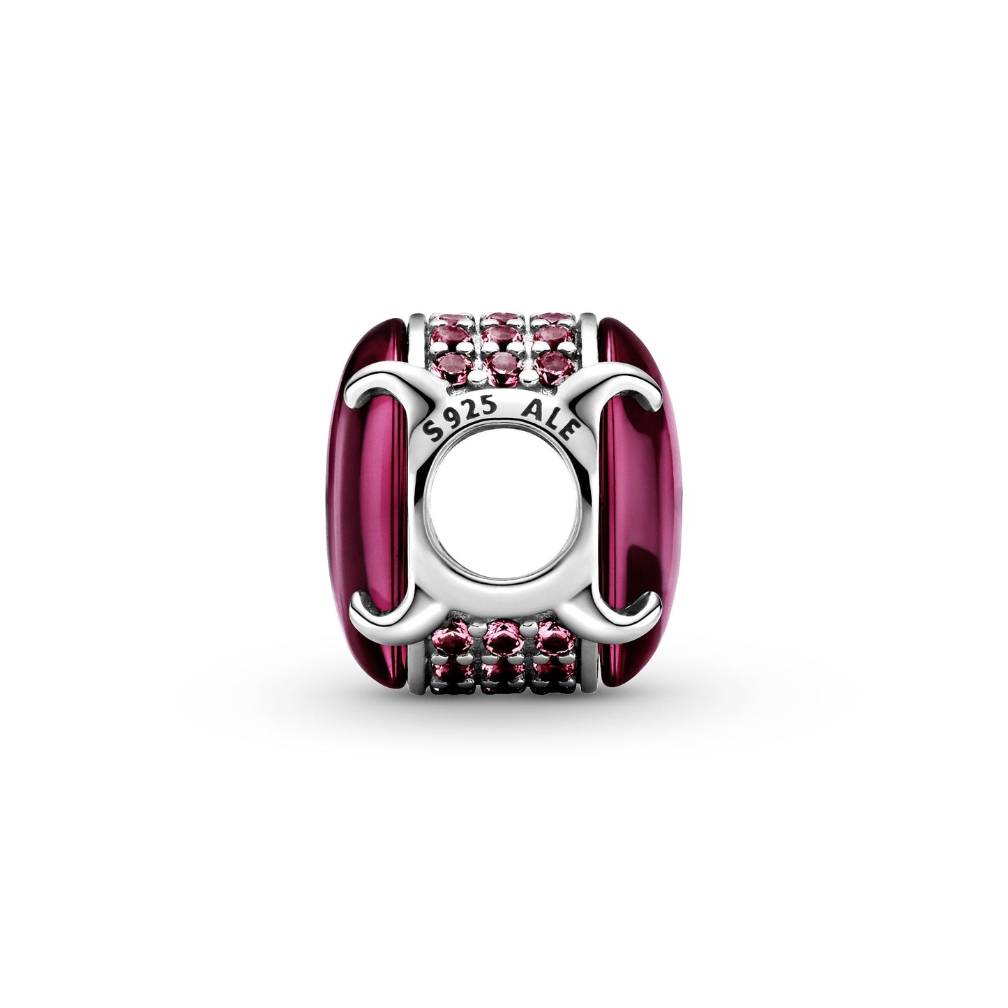 Fuchsia Rose Oval Cabochon Charm Premium Fashion Jewelry Gift Collection