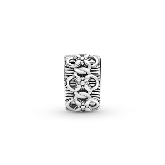 Flower Pattern Clip Charm Premium Fashion Jewelry Gift Collection