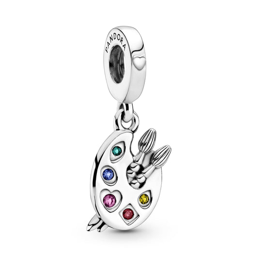 Artist's Palette Dangle Charm Premium Fashion Jewelry Gift Collection