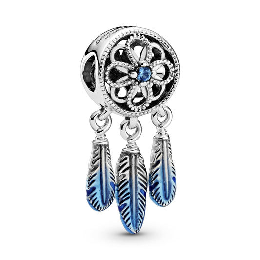 Blue Dreamcatcher Charm Premium Fashion Jewelry Gift Collection