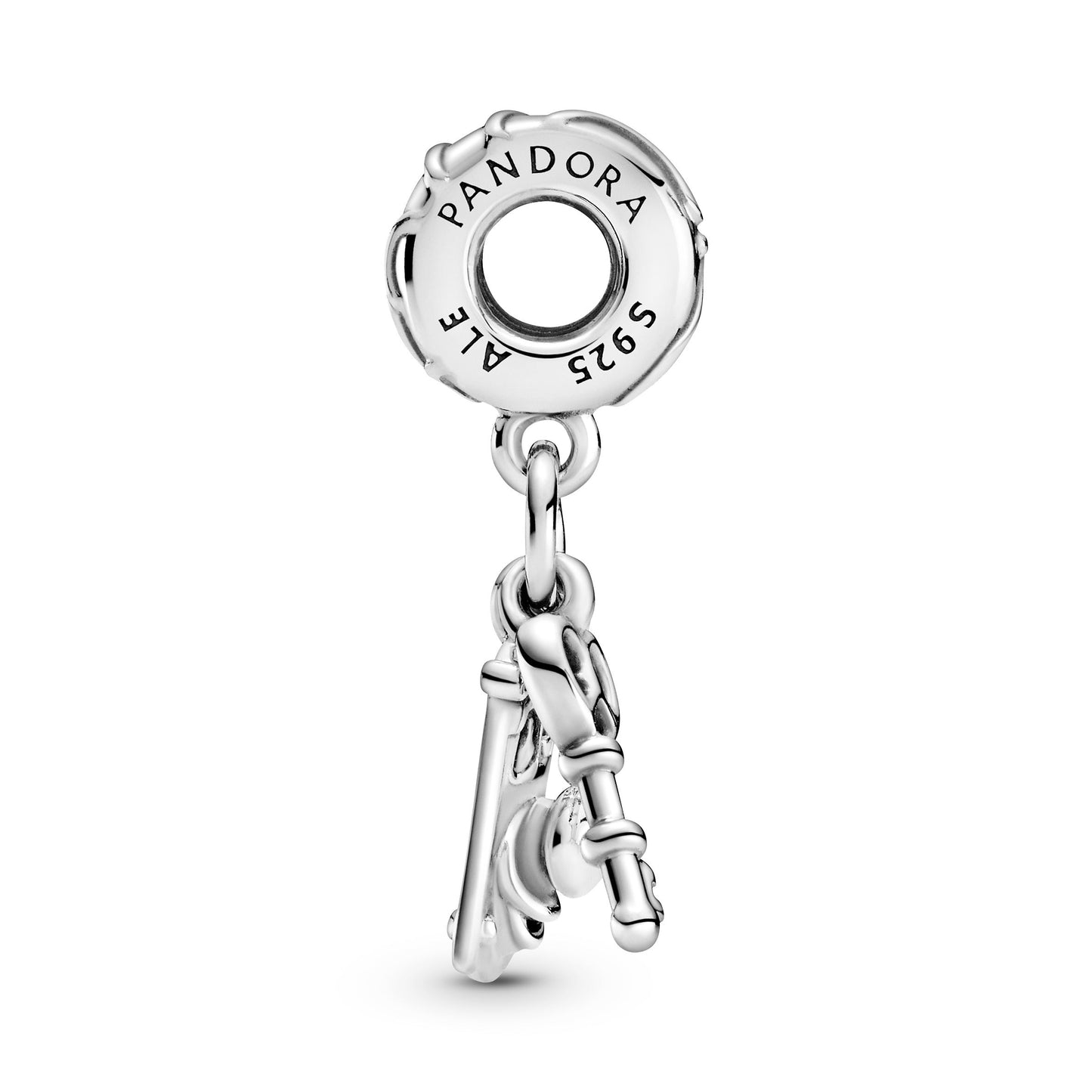 Disney Alice in Wonderland Key & Door Knob Dangle Charm Premium Fashion Jewelry Gift Collection