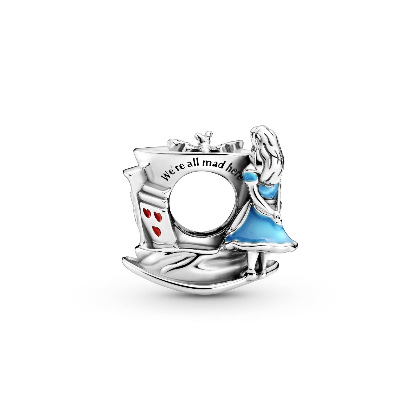 Disney Alice in Wonderland & The Mad Hatter's Tea Party Charm Premium Fashion Jewelry Gift Collection