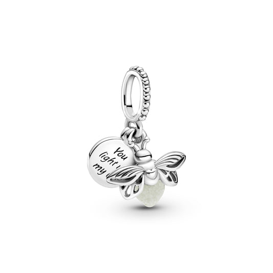 Glow-in-the-dark Firefly Dangle Charm Premium Fashion Jewelry Gift Collection
