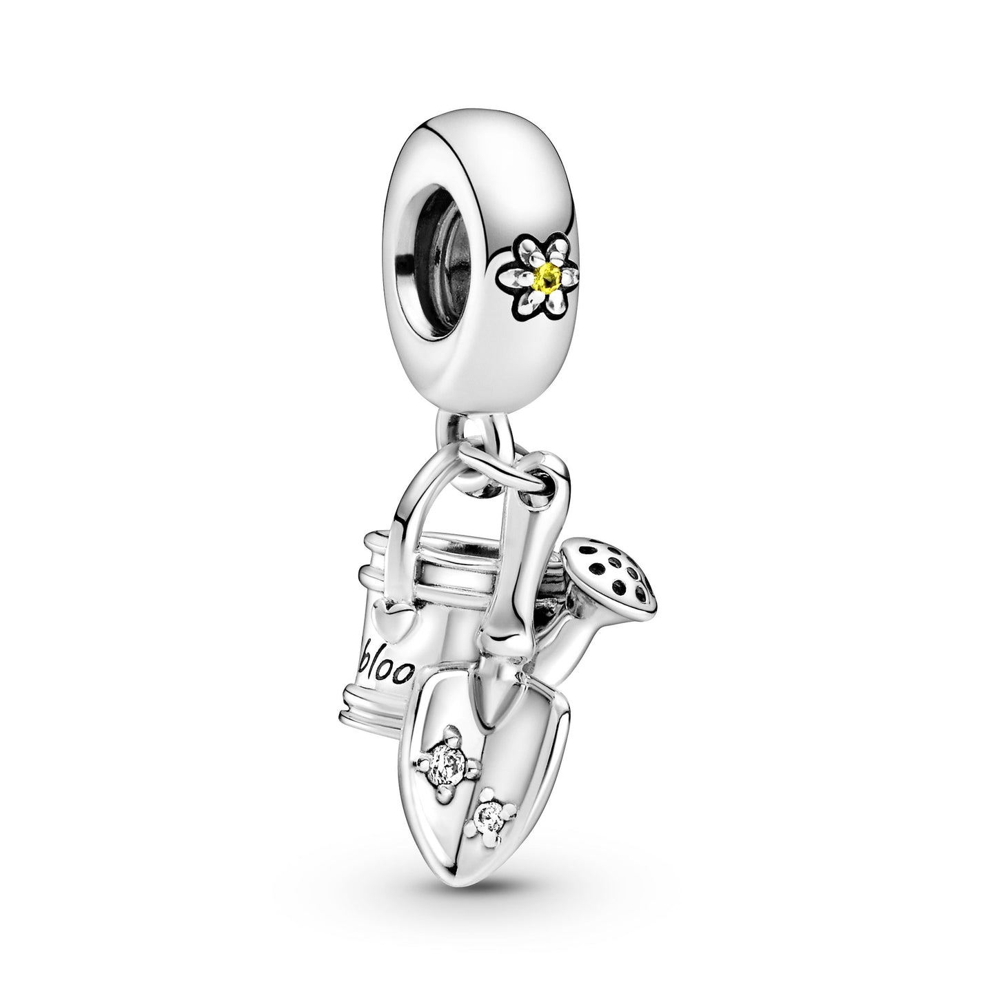 Watering Can & Trowel Dangle Charm Premium Fashion Jewelry Gift Collection